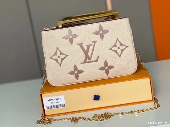 First bags ru reviews VUITTON POCHETTE LOUIS ZIP DOUBLE 0626